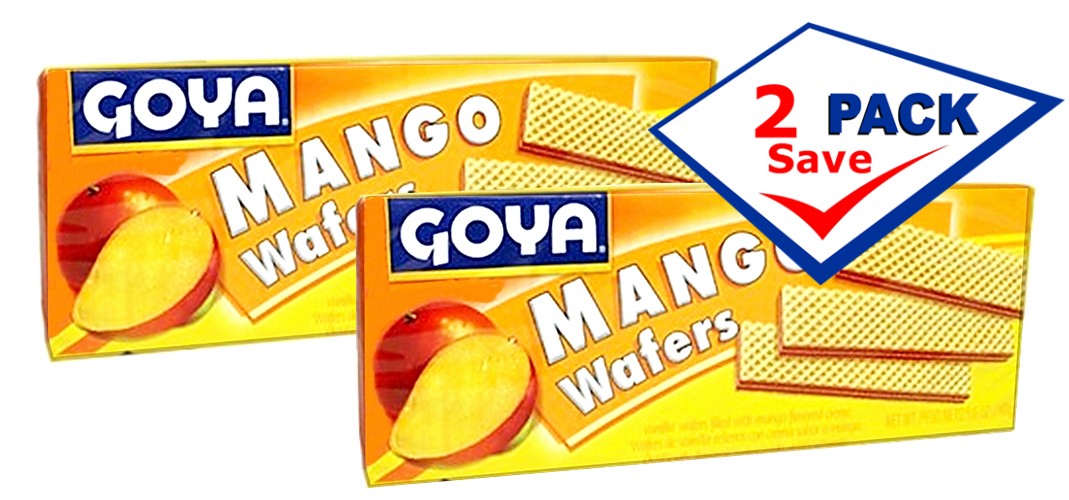 Goya Mango Filled Wafers 5.6 oz Pack of 2